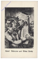 Valentino Rudolfo, und Vilma Banky