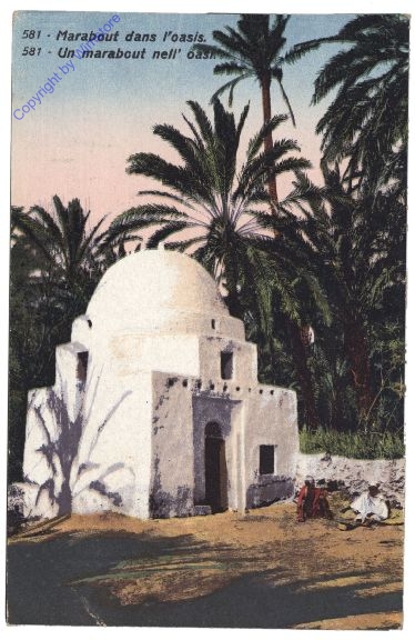 Marabout dans l'Oasis