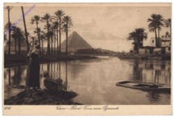 Cairo, Flood Time near Pyramids