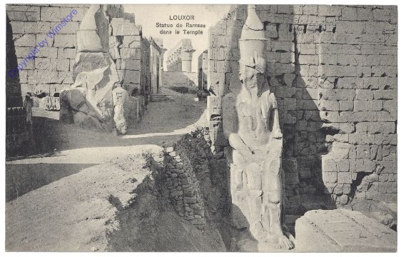 Louxor, Statue de Ramses dans le Temple