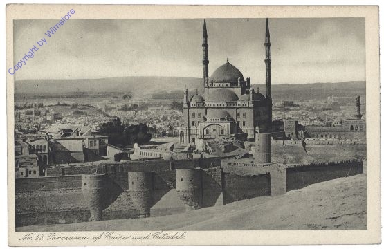 Cairo, Panorama of Cairo and Citadel