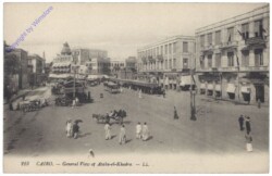 Cairo, General view of Ataba-el-Khadra