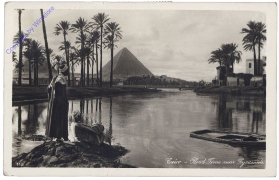 Cairo, Flood Time near Pyramides