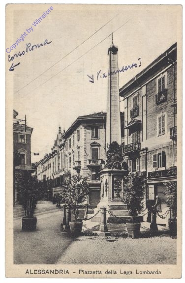 Alexandria, Piazzetta della Lega Lombarda
