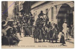 ak160874 Egyptian Types and Scenes: Nativ Wedding