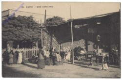 ak160894 Cairo, Arab coffee shop