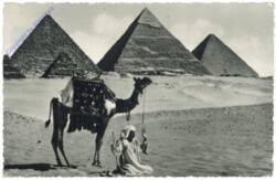 Prayer near the Pyramids of Giza