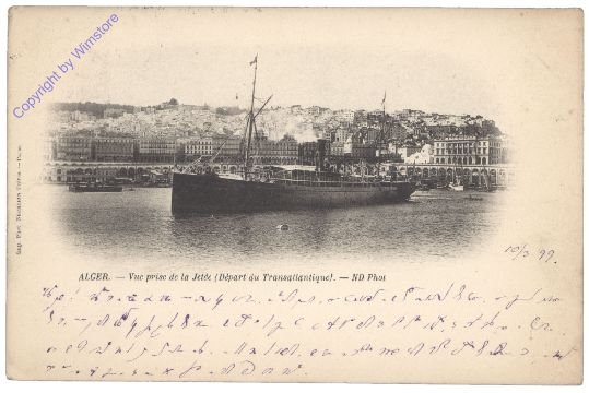 Alger, Vue prise de la Jetee