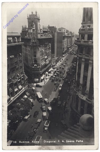 Buenos Aires, Diagonal R.A. Saenz Pefia