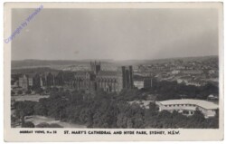 Sydney, St. Mary's Cathedral and Hyde Park