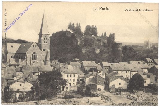 La Roche-en-Ardenne, L'Eglise et le chateau