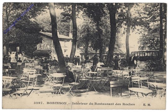 ak161094 Robinson, Interieur du Restaurant des Roches