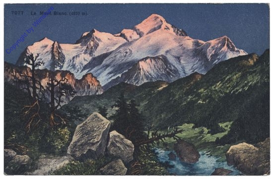 Mont Blanc, Ansicht