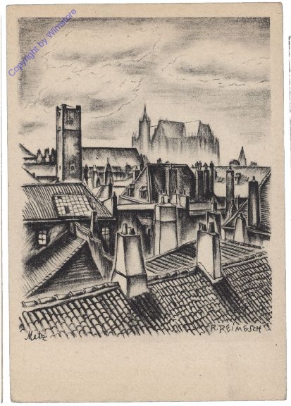 Metz, mit Kaiserpalast und Kathedrale