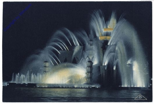 Allgemein, Le Theatre d'Eau, vu de nuit