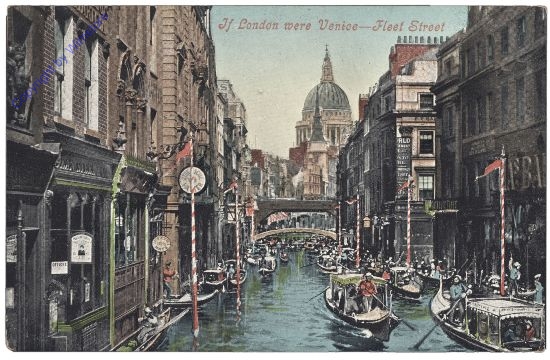 London, If London were Venice - Fleet Street