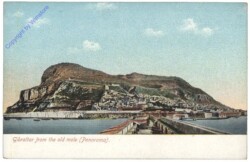 Gibraltar, from the old mole
