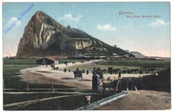 Gibraltar, Rock from Spanish Lines