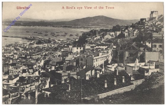 Gibraltar, A Bird's eye View of the Town
