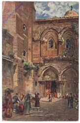 ak161241 Jerusalem, Eingang zur Grabeskirche
