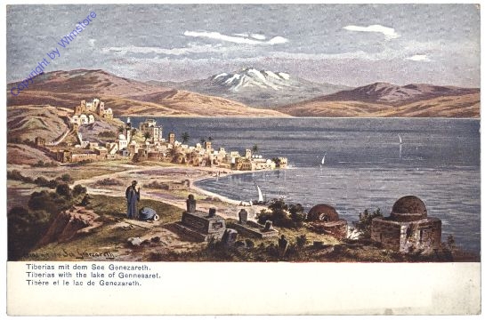 Tiberias mit dem See Genezareth