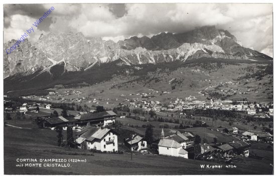 Cortina d'Ampezzo, mit Monte Cristallo