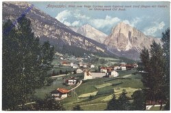 Cortina d'Ampezzo, Ampezzotal, Blick vom Wege Cortina nach Ospitale