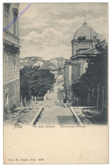 ak161374 Pula (Pola), Sternwarten-Strasse