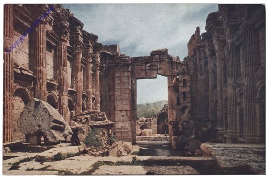 Allgemein, Interieur du temple de Bacchus