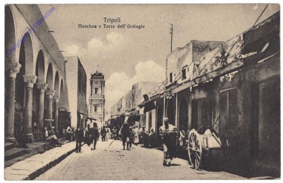 ak161403 Tripoli, Moschea e Torre dell'Orologie