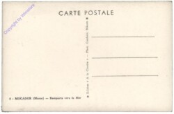 Mogador, Remparts vers la Mer