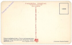 Allgemein, Palace of Fine Arts and Latin American Tower