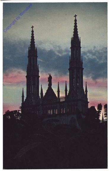 ak161543 Panama, Sunset, Church of the Carmelite Fathers