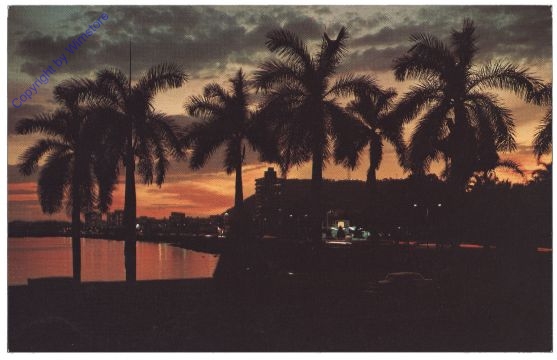 ak161547 Panama, Sunset, Balboa Avenue
