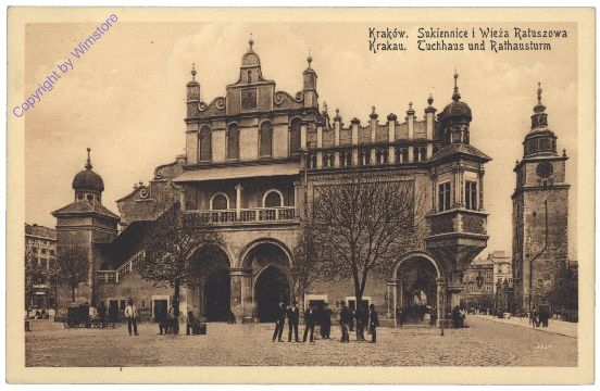 Krakau, Tuchhaus und Rathausturm