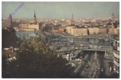 ak161587 Stockholm, Slussen fran Mosebacke Terasser