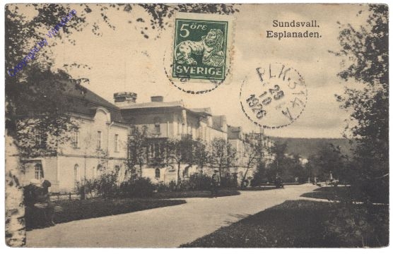 ak161592 Sundsvall, Esplanaden