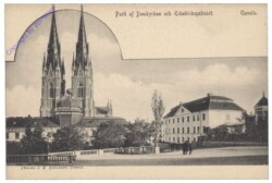 ak161597 Upsala, Parti af Domkyrkan