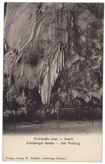 Postojna, Adelsberger Grotte, Der Vorhang