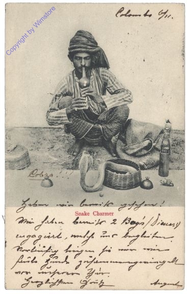 Ceylon, Snake Charmer