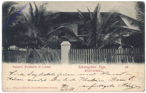 Lome, Kaiserl. Postamt