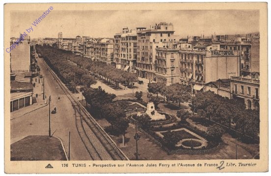 ak161702 Tunis, Perspective sur l'Avenue Jules Ferry
