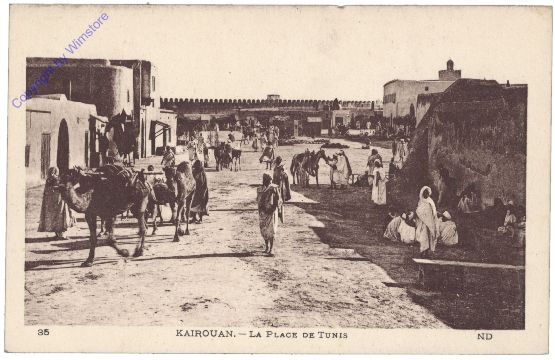 ak161725 Kairouan, La Place de Tunis