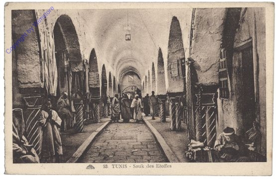 ak161738 Tunis, Souk des Etoffes