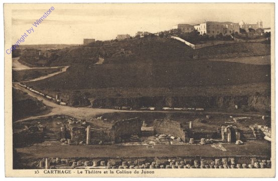 ak161741 Carthage, Le Theatre et la Colline du Junon
