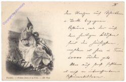 Tunisie, Femme Juive et sa Fille