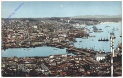 Constantinople, Vue Panoramique du Port
