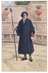 Vaticano (Vatikan), Guardia svizzera in tenuta invernale