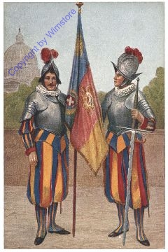 Vaticano (Vatikan), Portabandiera Svizzero e suo accompagno