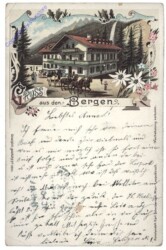 ak161854 Gruss aus ... den Bergen